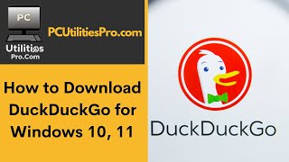 How to Download DuckDuckGo Browser for PC Windows 10 11 [upl. by Kane]