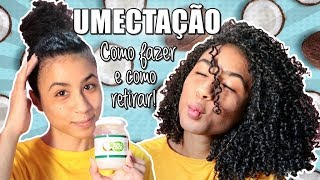 UMECTAÇÃO Como fazer e como retirar o óleo  Ludmila Reis [upl. by Nellaf942]