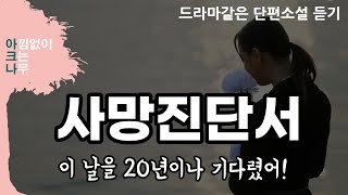 아버지의 죽음을 기다렸던 딸  권행백 단편소설 사망진단서  편안한 목소리 아크나  드라마 같은 소설듣기 [upl. by Alenas]