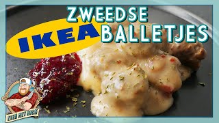 De Enige Echte Ikea Gehaktballetjes maar dan beter  EtenmetNick  How to [upl. by Annerb807]