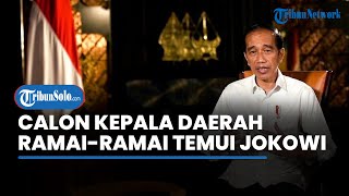 Ramairamai Calon Kepala Daerah Bertamu ke Jokowi di Solo Pengamat Ingin Dapat Berkah Elektoral [upl. by Ivory]