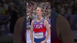 What a finish 🤯 Cole Hockers stunning gold in the mens 1500m at Paris2024 Olympics [upl. by Bokaj]