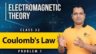 Coulombs Law  Problem 1  Coulomb’s Law and Electric Field Intensity  Electromagnetic Theory [upl. by Elleinaj]