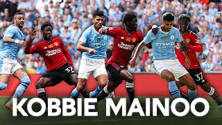 EVERY TOUCH  Kobbie Mainoo v Manchester City  Final  Emirates FA Cup 202324 [upl. by Older]