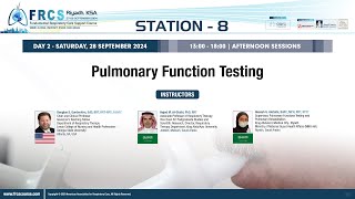 FRCSC Riyadh 2024  Day  2  STATION 8 Pulmonary Function Testing [upl. by Ocsecnarf493]