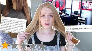 Going to the WORST REVIEWED HAIR SALON in my city 😰 scary [upl. by Von171]