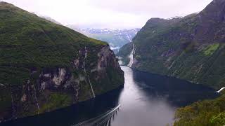 The Geirangerfjord A UNESCO heritage site Norway [upl. by Hortensa]