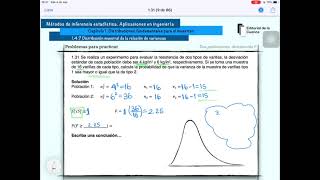 Distribución muestral de la relación de varianzas Problema para practicar 131 [upl. by Robma]