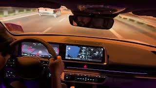 Hyundai Ioniq 6 Gece Sürüşü ioniq 6 Night Driving [upl. by Eixel965]