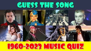 Guess the Song Music Quiz  One Song Per Year 19602023 [upl. by Ahen]