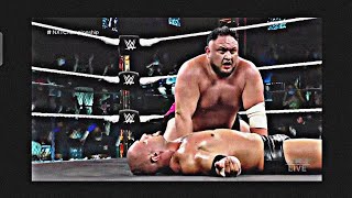 Samoa Joe vs karrion Kross NXT Take Over  Samoa Joe won NXT Championship [upl. by Hastie]