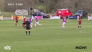 KINGUSSIE V OBAN CAMANACHD April 27 2024 MOWI PREMIERSHIP [upl. by Ellehsem]