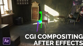 Compositing with Render Passes in After Effects  Easy CGI Compositing [upl. by Sillert213]