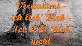 Matthias Reim  Verdammt ich lieb dich lyrics [upl. by Arym]