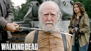 Classic Scene  The Governor Kills Hershel  Season 4  The Walking Dead [upl. by Bellamy]