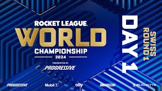 Rocket League World Championship 2024  Day 1  Swiss Round 1 [upl. by Riccio]