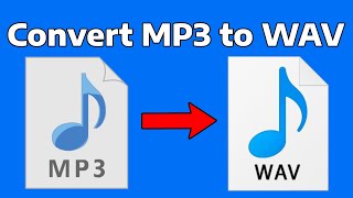 How To Convert MP3 To WAV File Format [upl. by Ahsilahs]