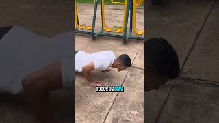 100 flexões todos os dias short shorts viral dicas flexões pushups musculação [upl. by Florette78]