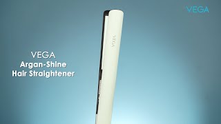 Style your hair with care  VEGA ArganShine Hair Straightener [upl. by Annerol]