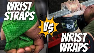 Wrist Wraps vs Wrist Straps  The ULTIMATE Guide [upl. by Llenehc]