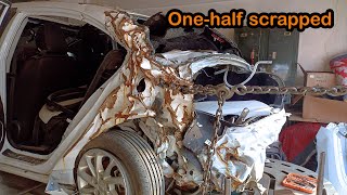 From Wreck to Resurrection Extraordinary Accident Car Restoration a Horrible Recycling Story [upl. by Ahsotal]