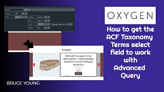 Advanced Query amp ACF Pro Taxonomy Terms Field How to use this field in an Advanced Query  FIX [upl. by Phenice509]