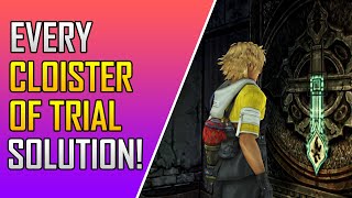 Solution to Every Temple Trial  Destruction Sphere Treasure  Final Fantasy X HD Remaster Guide [upl. by Couq130]