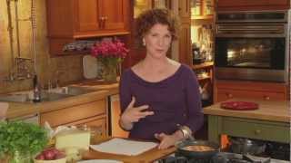 Joanne Wier cooking with Montasio Cheese [upl. by Anovad]