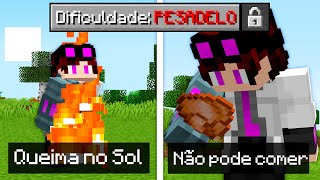 CONHEÇA A DIFICULDADE MAIS INSANA DO MINECRAFT Vampiro [upl. by Nesnej]