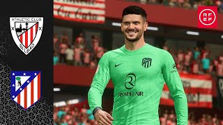 Athletic Bilbao vs Atletico Madrid • Copa Del Rey 202324 Full Match Gameplay [upl. by Dallman]