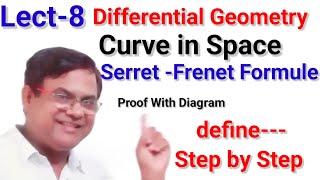 SERRET FRENET FORMULE  Serret Frenet Formula  Curve Space  Differential Geometry [upl. by Ycniuqal439]