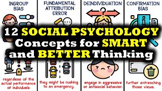 12 Social Psychology Concepts for Smart and Better Living [upl. by Cash]