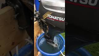 Tohatsu 8hp 4stroke outboard [upl. by Fraze]