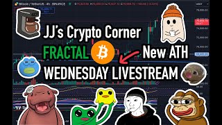 JJs Crypto Corner  Wednesday Livestream  Election Results are in and our bags are pumped [upl. by Maritsa179]