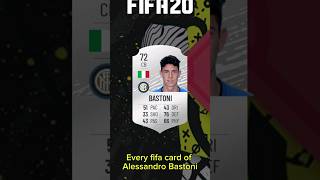 Every fifa card of Alessandro Bastoni from fifa1924🇮🇹shorts football fifa fut fc24 Bastoni [upl. by Latsyrc]