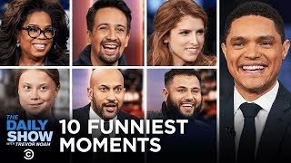 Top 10 Funniest Interview Moments of 2019  The Daily Show [upl. by Ellehcem159]