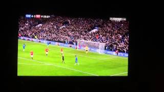 Ramires goal vs Man Utd  Capital One Cup 2012 [upl. by Eldwin]