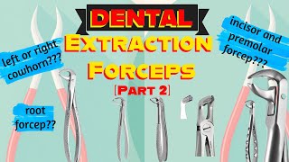 Mandibular Extraction Forceps Instruments Identification for Oral Surgery Practical Exam Part 2 [upl. by Gilba]