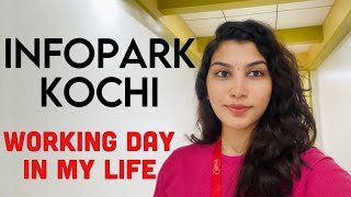 Working day in my life at infopark kochi infopark infoparkkochi mallutechygirl [upl. by Hareehahs]