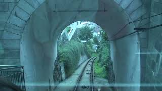 Fløibanen Riding Bergen’s Funicular Railway [upl. by Enneyehc]