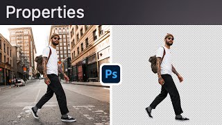 포토샵 프로퍼티스Properties 쉽게 배경 지우기  Short Photoshop Tutorial [upl. by Gean978]