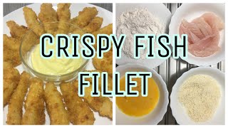 CRISPY FISH FILLET  COOKING WITH JAZ [upl. by Halle]