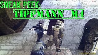 Tippmann Airsoft M4 Sneak Peak [upl. by Ailin]