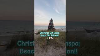 Christmas list inspiration christmas christmaslist christmas2024 christmastree beachgirl [upl. by Klotz]