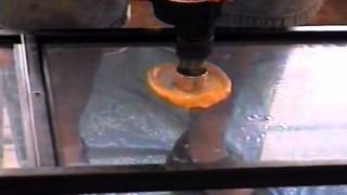 tempered glass drilling demo [upl. by Good]