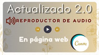 Nuevo Como agregar audio en invitación digital en CanvaTutorial gratis Nuevo Actualizado 20 [upl. by Ivzt681]