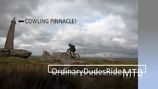 COWLING PINNACLE Mountain Bike downhill sections MTB West Yorkshire [upl. by Gavan]