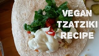 Vegan Tzatziki Sauce No Oil [upl. by Matti]