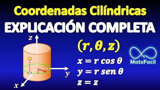 Coordenadas Cilíndricas ¿Qué son EXPLICACIÓN COMPLETA [upl. by Eulau]