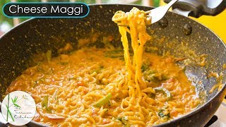 Cheese Maggi Recipe  Street Style Cheesy Masala Maggi  The Terrace Kitchen [upl. by Bartlet]